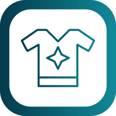 t-shirt simgesi, vektör illüstrasyonu basit tasarım