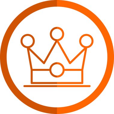 Kraliyet taç vektör illüstrasyon tasarımı