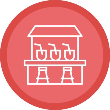 Gıda simgesinin vektör illüstrasyonu