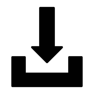 İndir. Web simgesi basit illüstrasyon