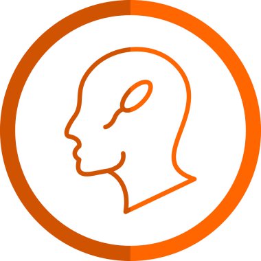 Cyborg dişli yuvarlak vektör simgesi