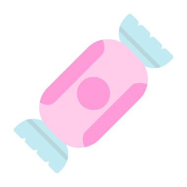 Şeker simgesinin vektör illüstrasyonu 