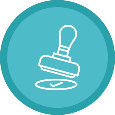 Damga web simge vektör çizim