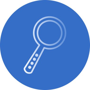 Basit düz arama simgesi vektör illüstrasyonu