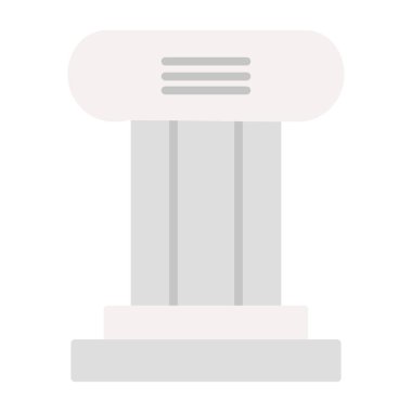 Sütun. Web simgesi basit illüstrasyon