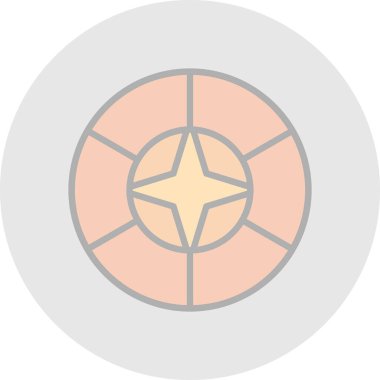 Yıldız. Web simgesi basit illüstrasyon