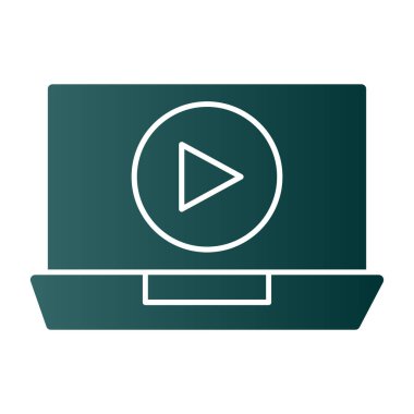 Video oyunu simgesi, vektör illüstrasyonu