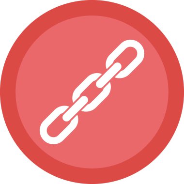 Zincir simgesi, vektör illüstrasyonu