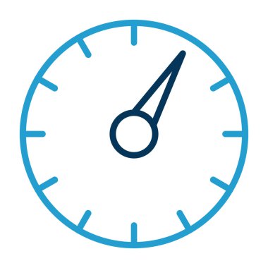 hız test simgesi vektör çizimi 