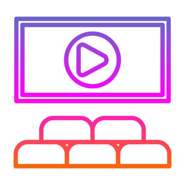 Bilgisayar. simge simgesi basit illüstrasyon