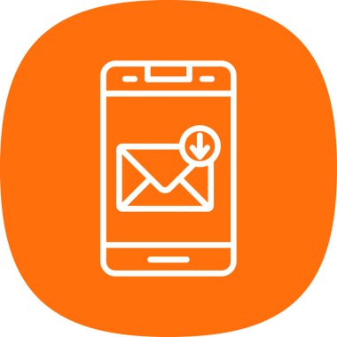 vektör illüstrasyonu, basit telefon simgesi