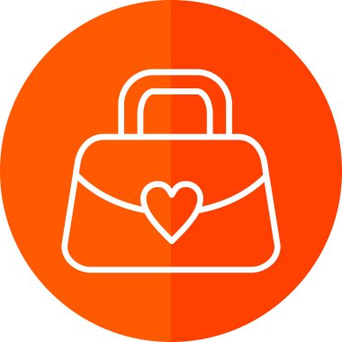 sırt çantası simgesi vektör illüstrasyonu