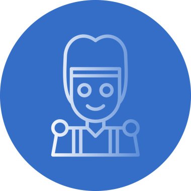 Maskeli bir adamın vektör çizimi