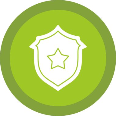 Rozet simge vektör çizim