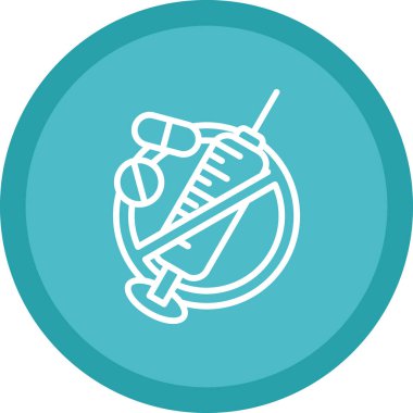 Bir b eksikliği simgesinin vektör çizimi