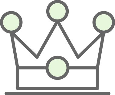 Kraliyet taç vektör illüstrasyon tasarımı