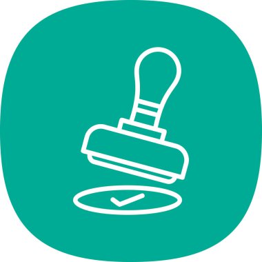 Damga web simge vektör çizim