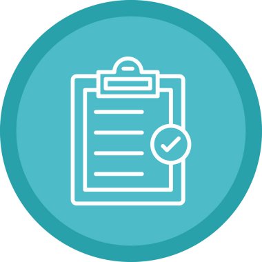 belge simgesi vektör illüstrasyonu