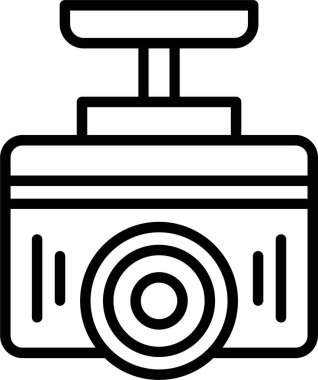 Kamera. Web simgesi basit illüstrasyon