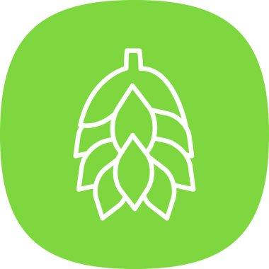 hops simgesi. Web için hop vektör simgesinin özet çizimi