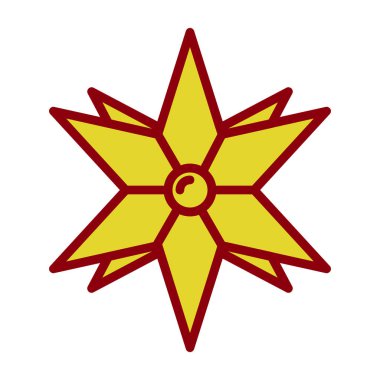 Beyaz arka plan üzerinde Star şeffaf burcu izole yıldız simgesi vektör,