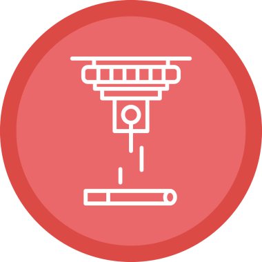 Lazer ağ simgesi vektör illüstrasyonu