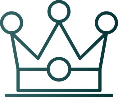 Kraliyet taç vektör illüstrasyon tasarımı