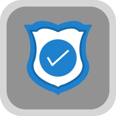 kalkan simgesi, vektör illüstrasyonu basit tasarım