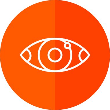 Göz düzlüğü simgesi, vektör çizimi