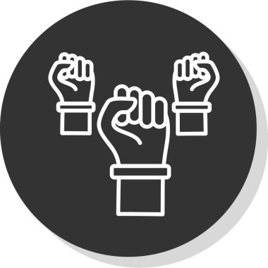 Modern simgenin vektör illüstrasyonu