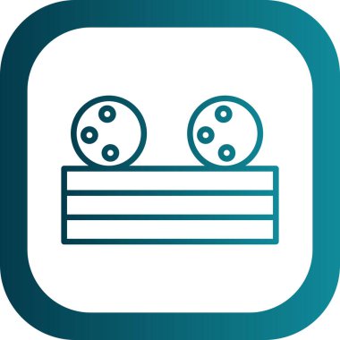 Modern simgenin vektör illüstrasyonu