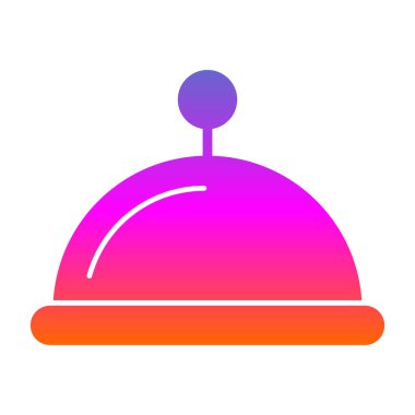 Benzersiz otel çan vektör simgesi