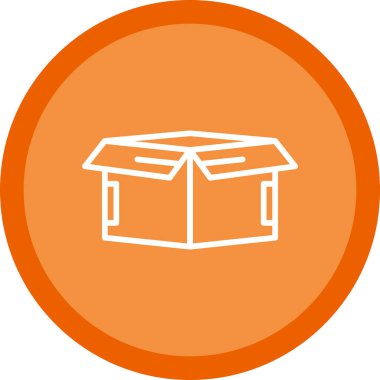 kutu simgesi, vektör illüstrasyonu basit tasarım