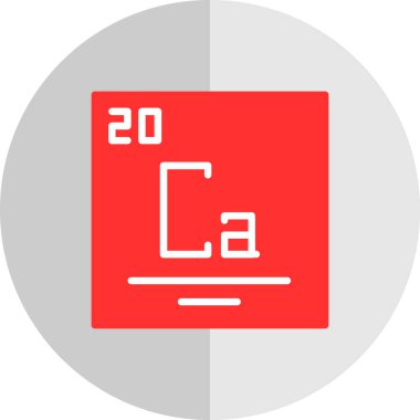 Bir kimyasal simgenin vektör illüstrasyonu