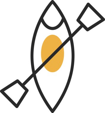 Kano yassı simgesinin vektör illüstrasyonu