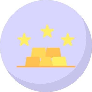 Ay. Web simgesi basit illüstrasyon