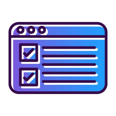 Web sayfası ikon vektörü. İzometrik sayfa işareti. renk izole edilmiş sembol çizimi