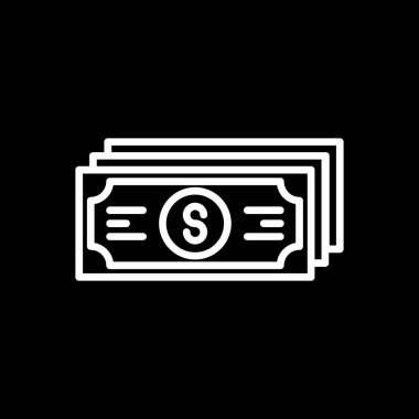 Web ve mobil uygulama tasarımınız için para simgesi, dolar logosu konsepti 