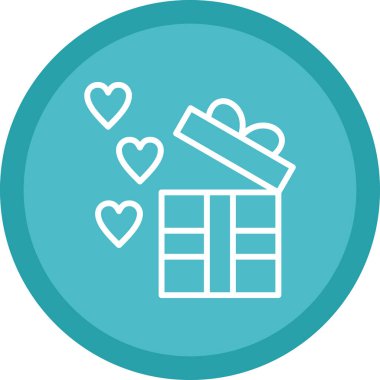 hediye kutusu vektör simgesi 