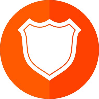 kalkan simgesi, vektör illüstrasyonu basit tasarım