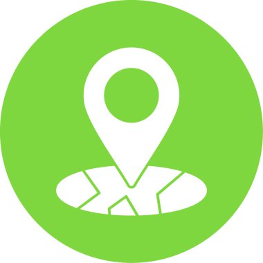 Harita işaretleyici. konum haritası simgesi 