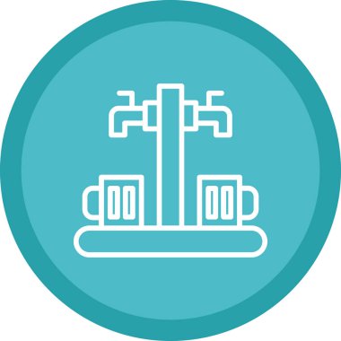 Modern simgenin vektör illüstrasyonu