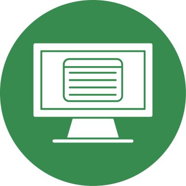 bilgisayar vektör simgesi simgesi simgesi