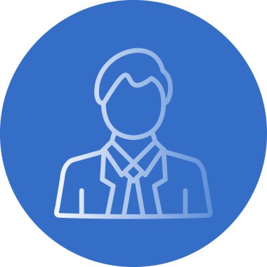 Adamım. Web simgesi basit illüstrasyon 