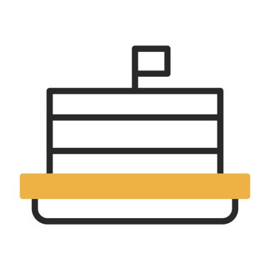 Vektör illüstrasyonu, simge ögesi arkaplanı