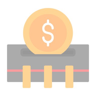 Bir çip simgesinin vektör çizimi