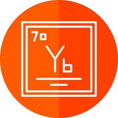 Tek izole edilmiş simgenin vektör illüstrasyonu