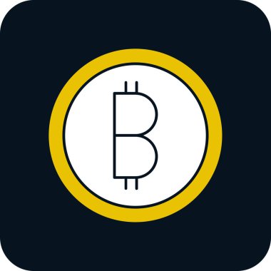 Kişisel ve ticari için bitcoin simgesi