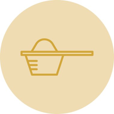 Sepet vektör simgesi modern illüstrasyon tasarımı