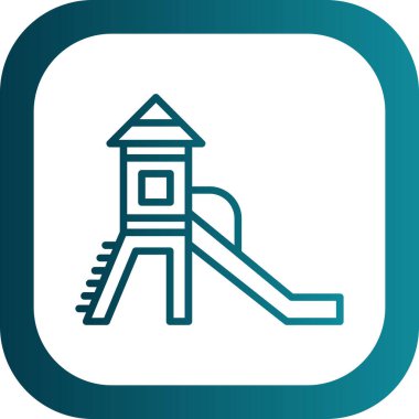 vektör merdiven simgesi çizimi